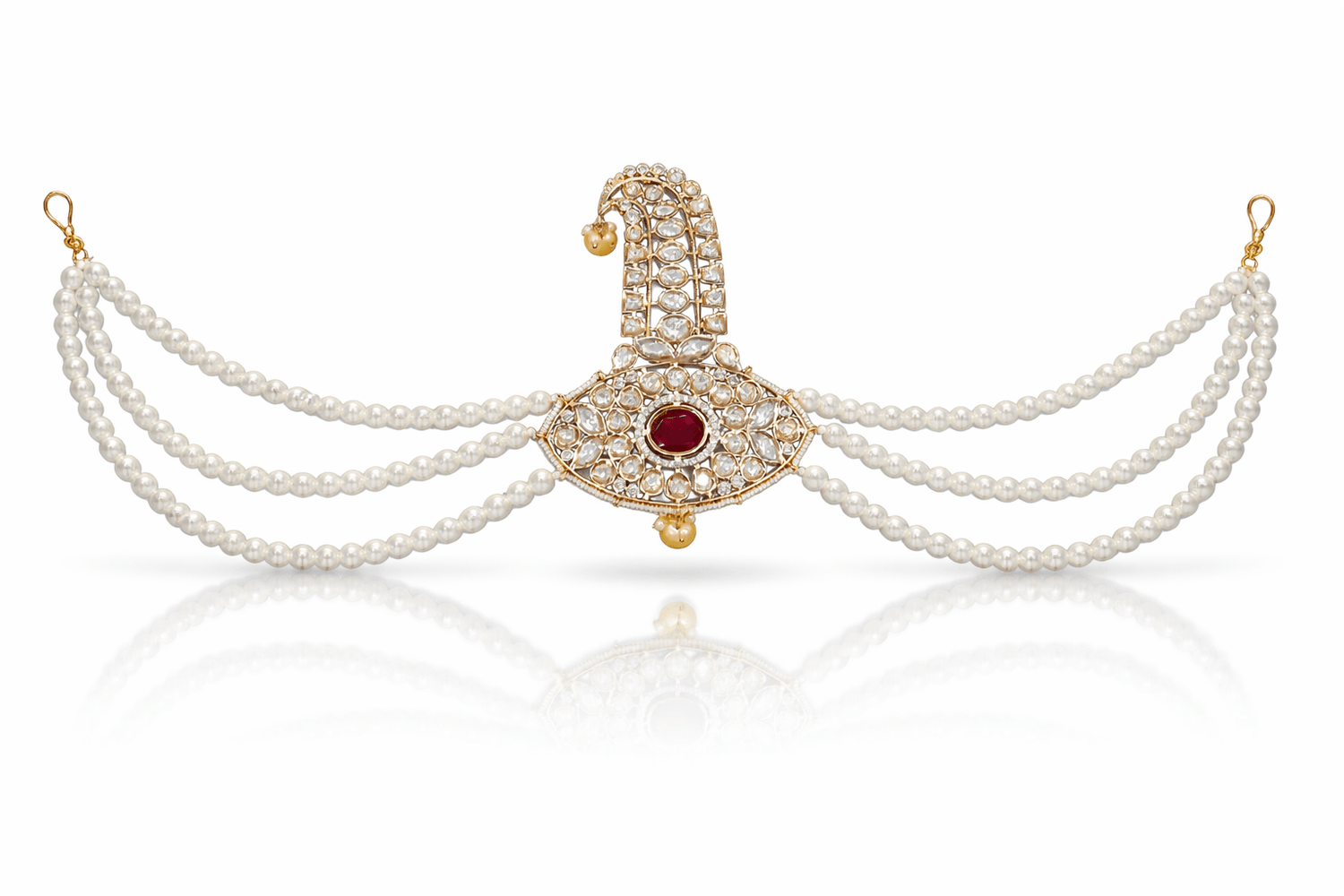 Kundan Kalgi 08999 - KRISHNA'S SWETA JEWELLERY