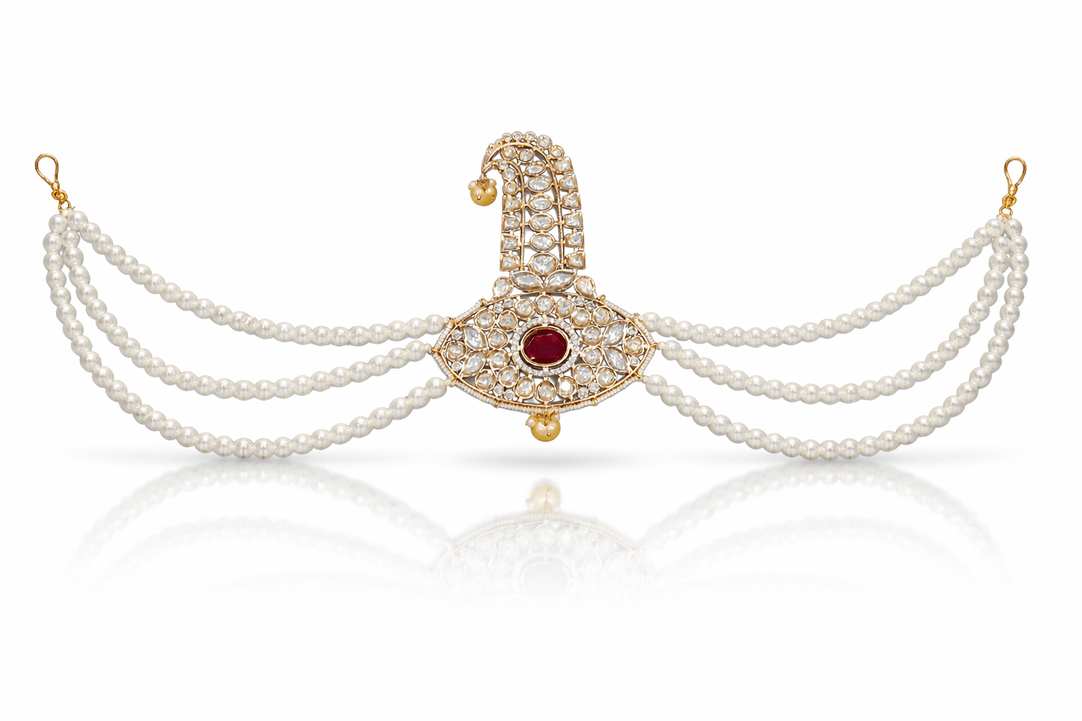 Kundan Kalgi 08999 - KRISHNA'S SWETA JEWELLERY