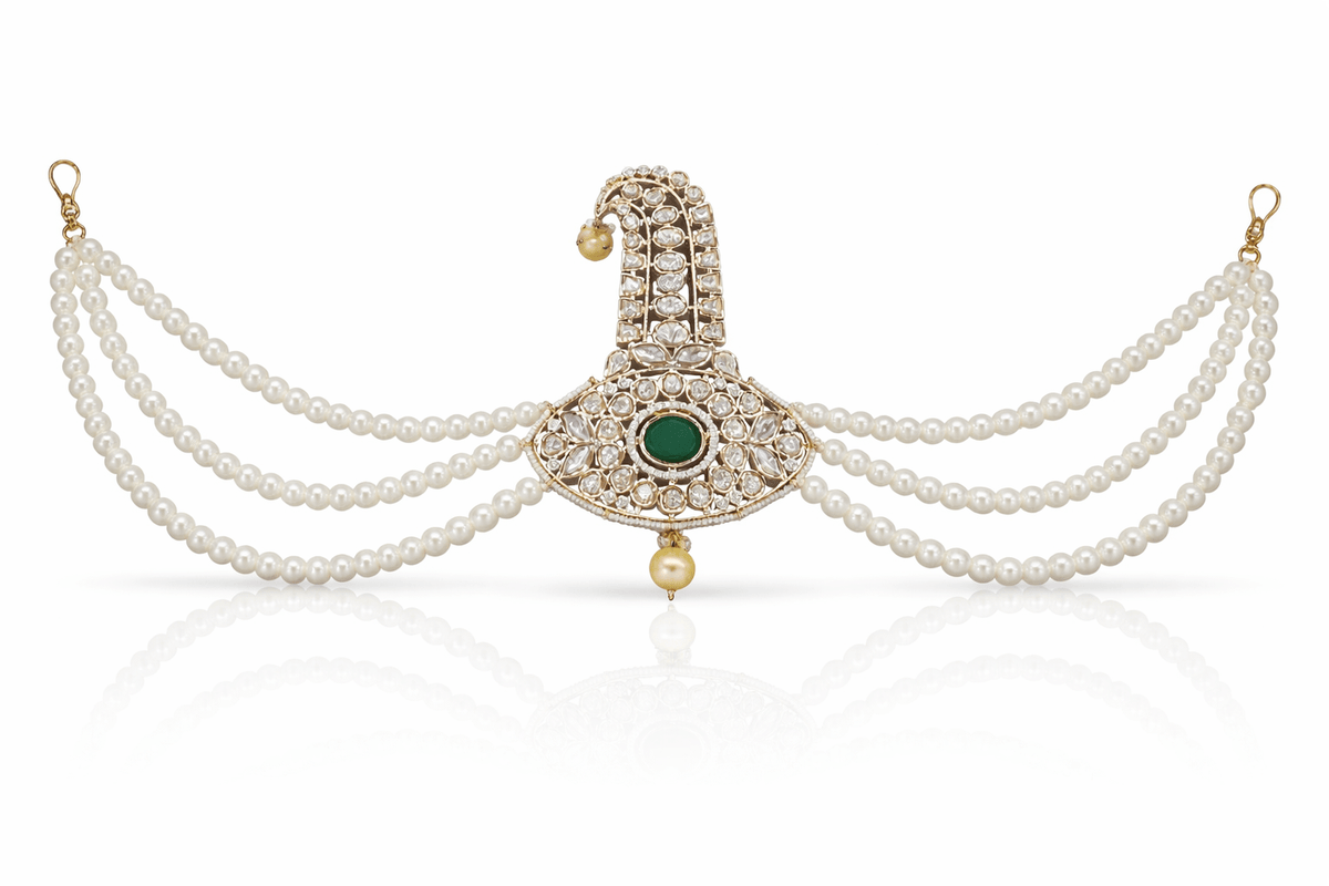 Kundan Kalgi 08999 - KRISHNA'S SWETA JEWELLERY