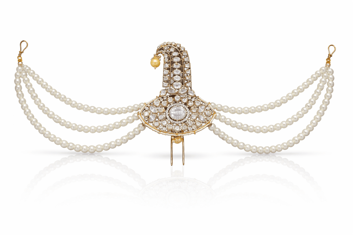 Kundan Kalgi 08999 - KRISHNA'S SWETA JEWELLERY