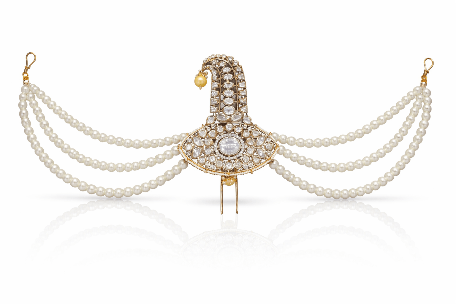 Kundan Kalgi 08999 - KRISHNA'S SWETA JEWELLERY