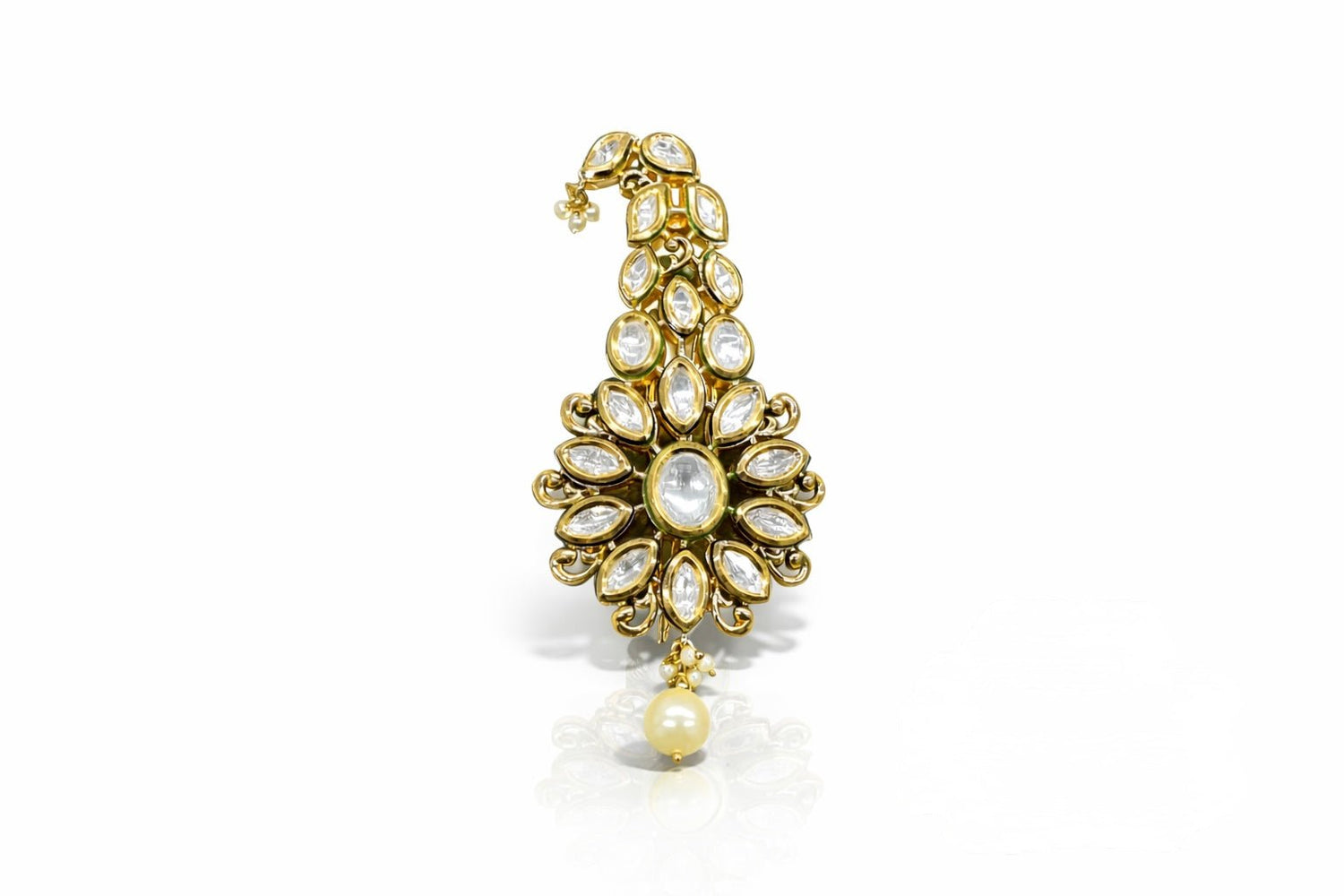 Kundan Kalgi 09122 - KRISHNA'S SWETA JEWELLERY