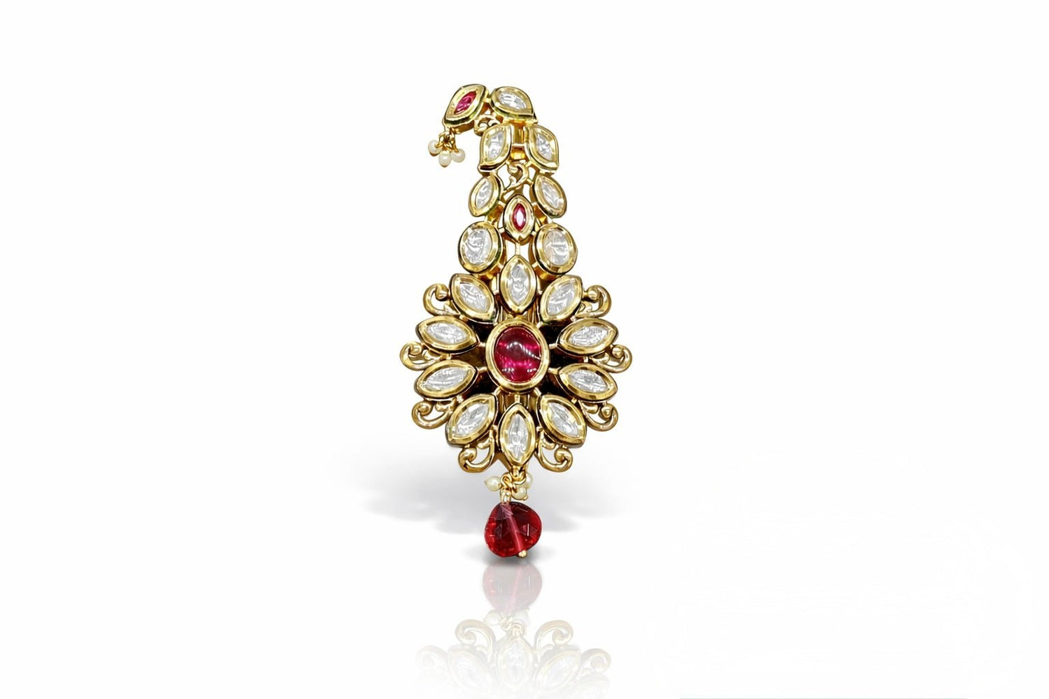 Kundan Kalgi 09122 - KRISHNA'S SWETA JEWELLERY