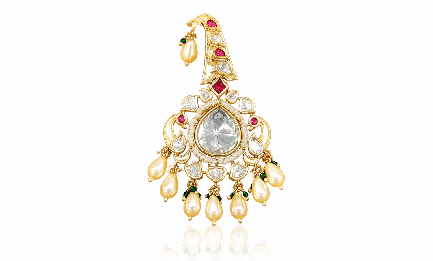 Kundan Kalgi 10317 - KRISHNA'S SWETA JEWELLERY