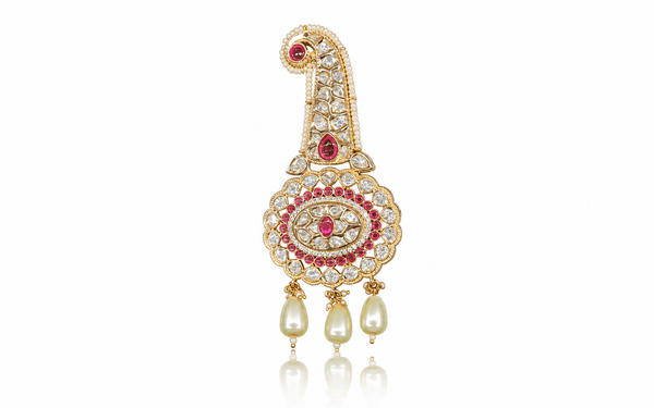 Kundan Kalgi 10319 - KRISHNA'S SWETA JEWELLERY