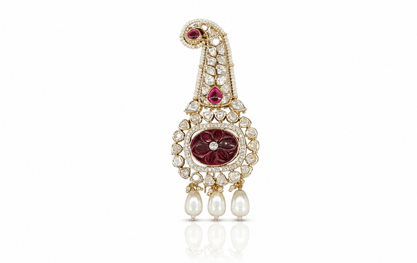 Kundan Kalgi 10320 - KRISHNA'S SWETA JEWELLERY