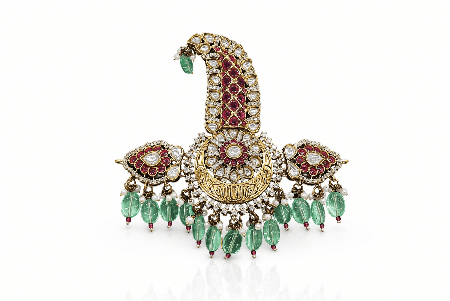 Kundan Kalgi 10328 - KRISHNA'S SWETA JEWELLERY