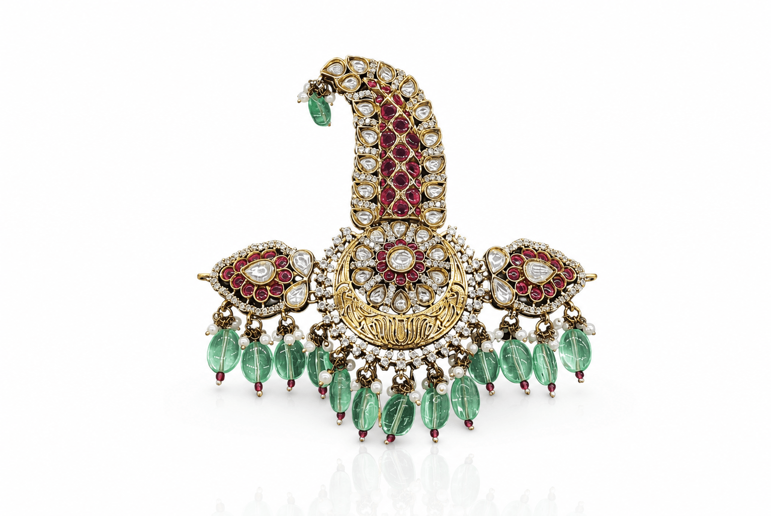 Kundan Kalgi 10328 - KRISHNA'S SWETA JEWELLERY