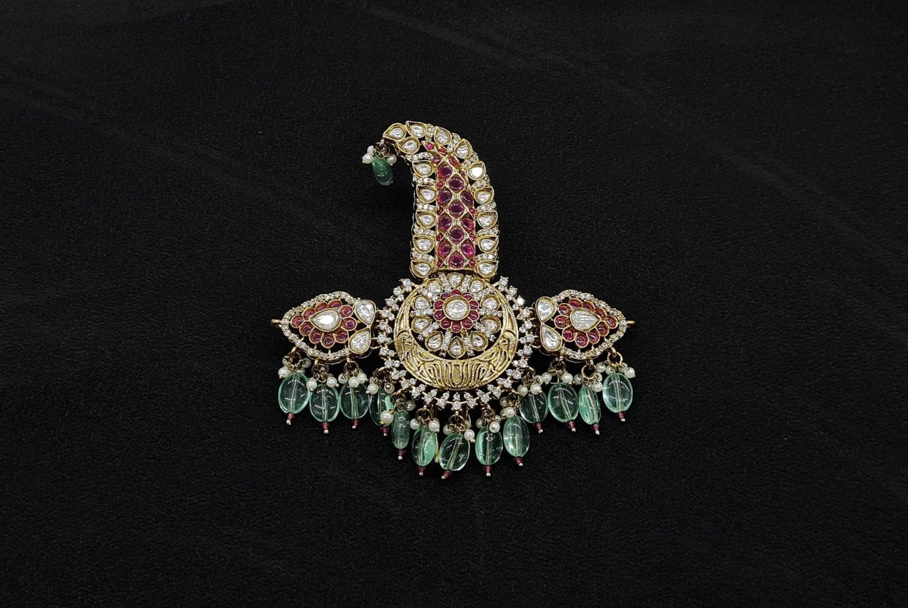 Kundan Kalgi 10328 - KRISHNA'S SWETA JEWELLERY