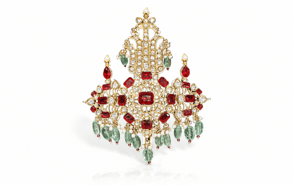 Kundan Kalgi 10329 - KRISHNA'S SWETA JEWELLERY
