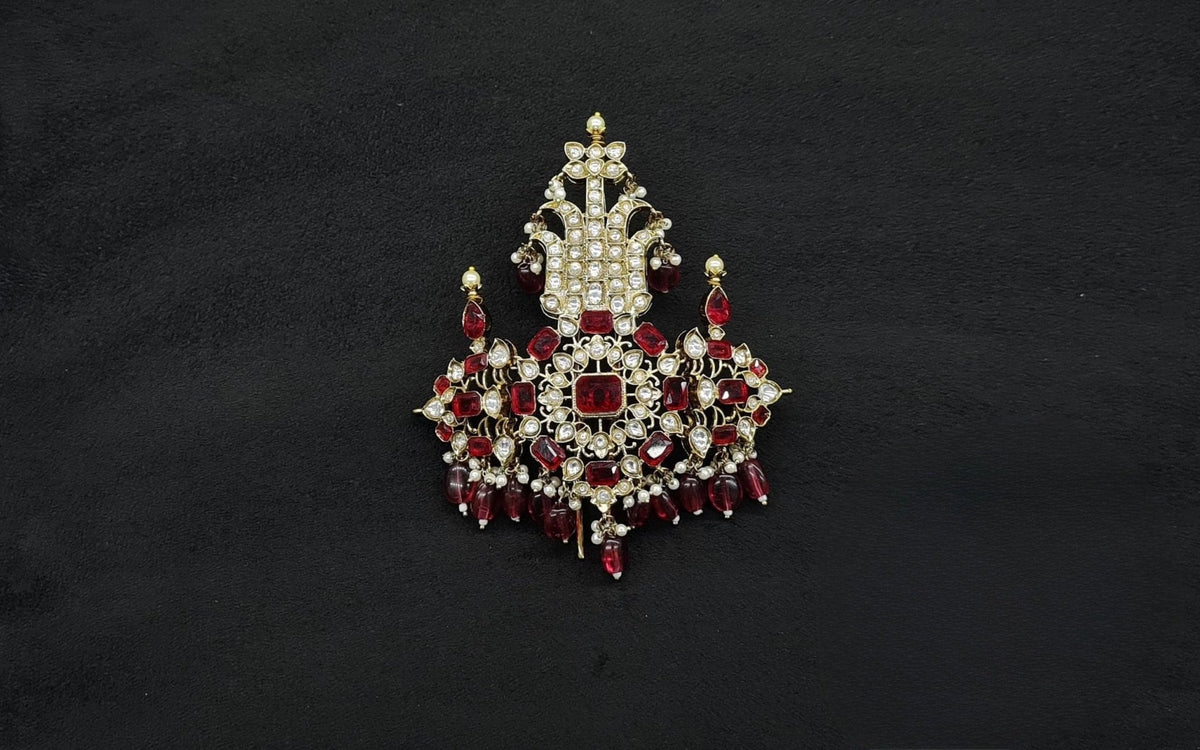 Kundan Kalgi 10329 - KRISHNA'S SWETA JEWELLERY
