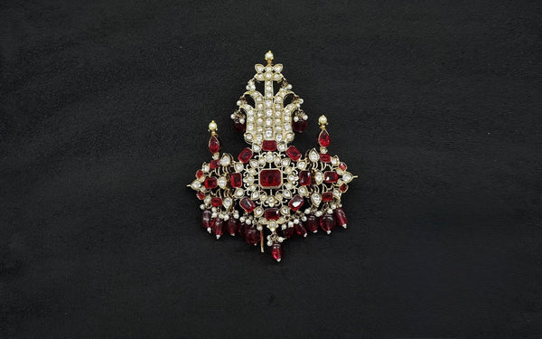 Kundan Kalgi 10329 - KRISHNA'S SWETA JEWELLERY