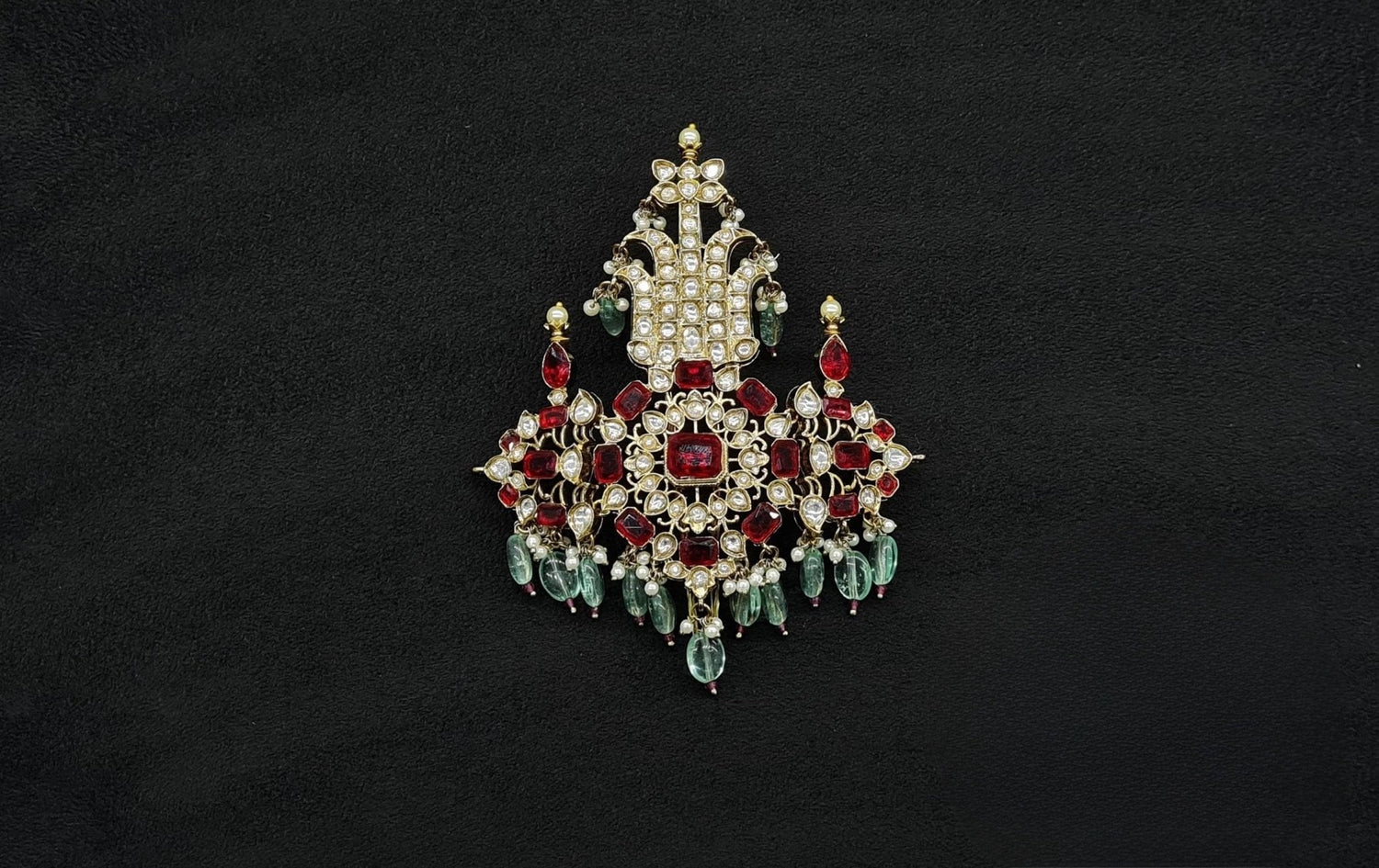 Kundan Kalgi 10329 - KRISHNA'S SWETA JEWELLERY