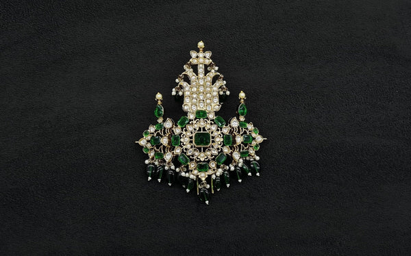 Kundan Kalgi 10329 - KRISHNA'S SWETA JEWELLERY