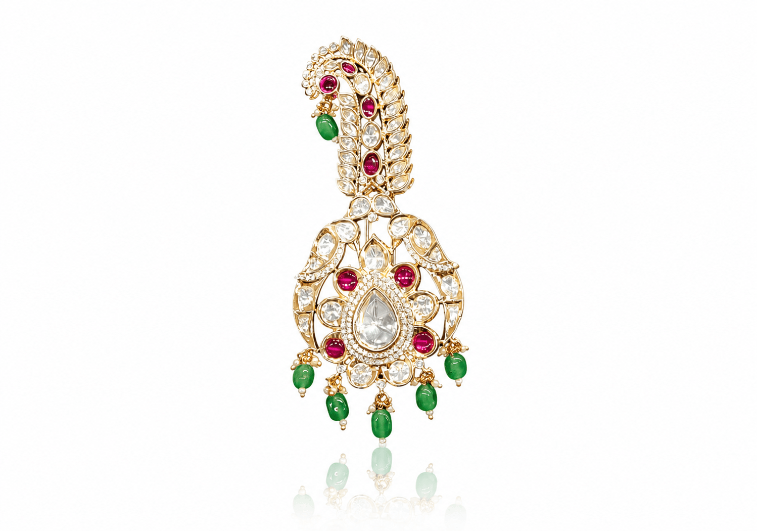 Kundan Kalgi 10466 - KRISHNA'S SWETA JEWELLERY