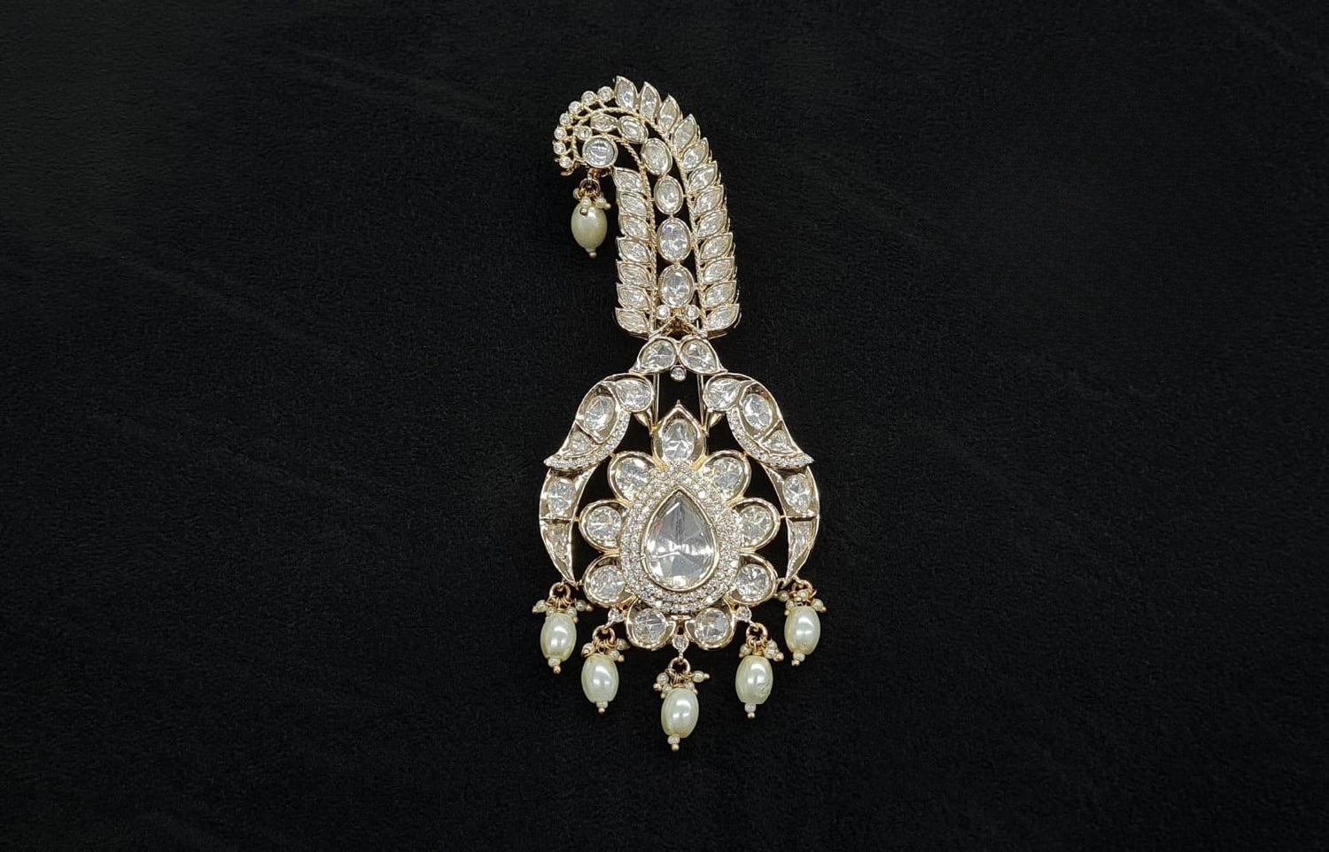 Kundan Kalgi 10466 - KRISHNA'S SWETA JEWELLERY