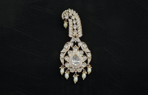Kundan Kalgi 10466 - KRISHNA'S SWETA JEWELLERY