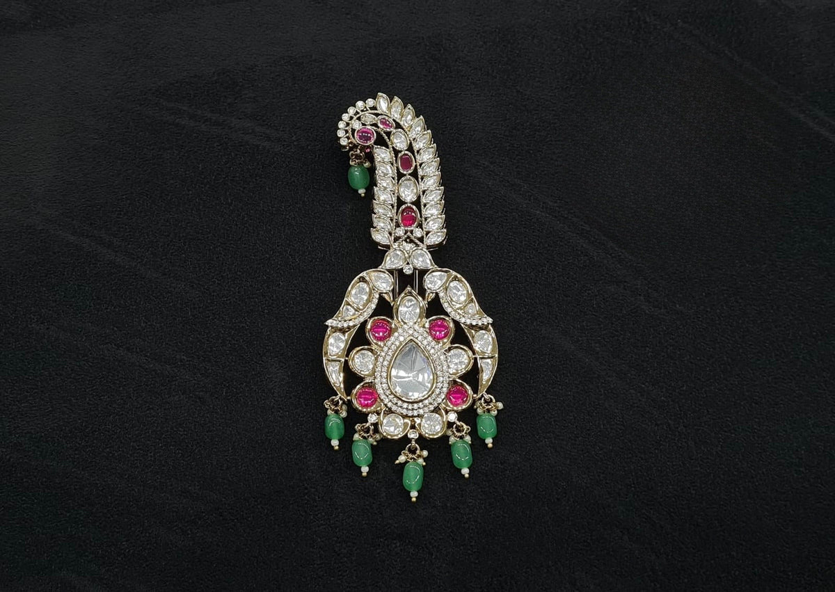 Kundan Kalgi 10466 - KRISHNA'S SWETA JEWELLERY