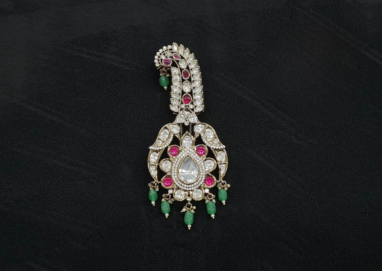 Kundan Kalgi 10466 - KRISHNA'S SWETA JEWELLERY