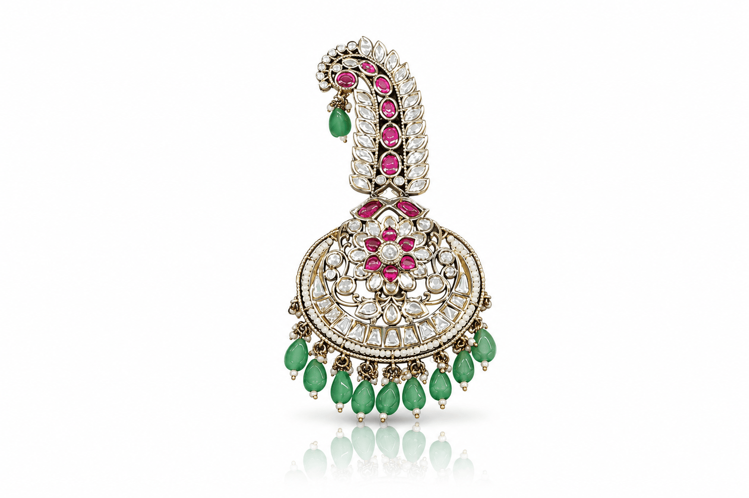 Kundan Kalgi 10577 - KRISHNA'S SWETA JEWELLERY