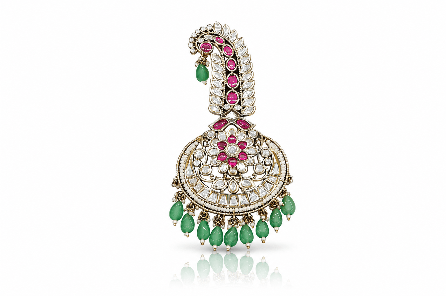 Kundan Kalgi 10577 - KRISHNA'S SWETA JEWELLERY