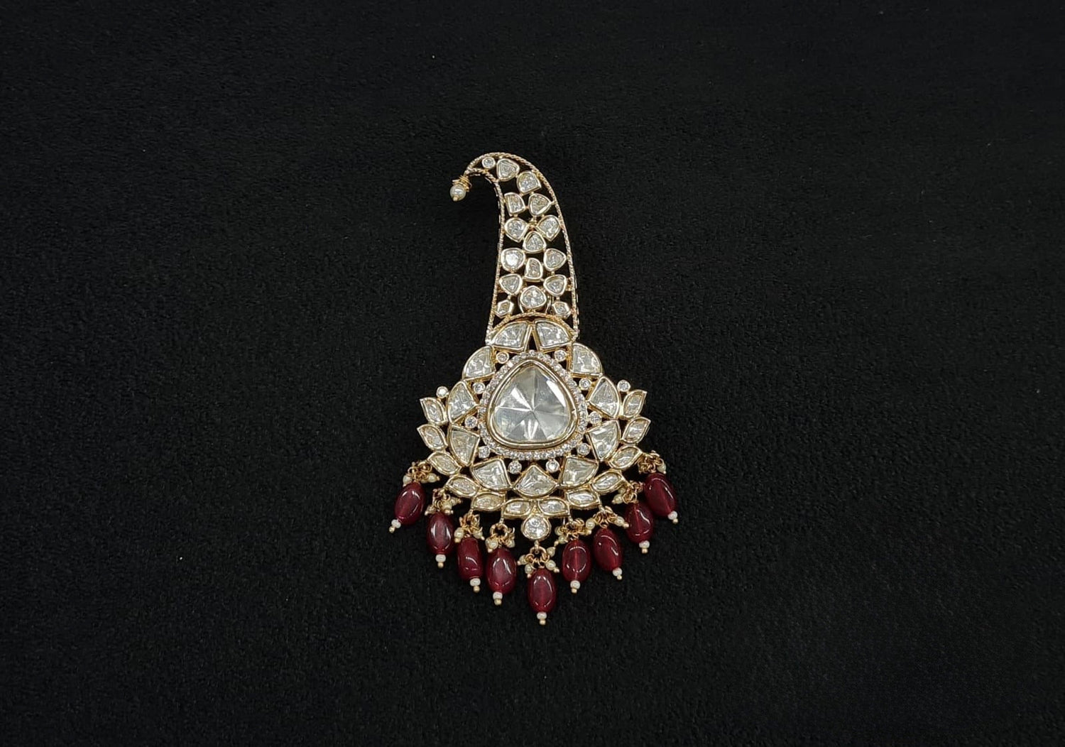 Kundan Kalgi 10579 - KRISHNA'S SWETA JEWELLERY