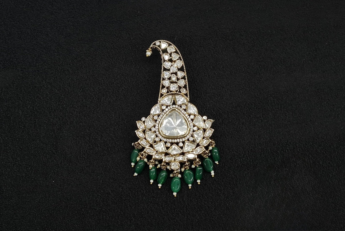 Kundan Kalgi 10579 - KRISHNA'S SWETA JEWELLERY