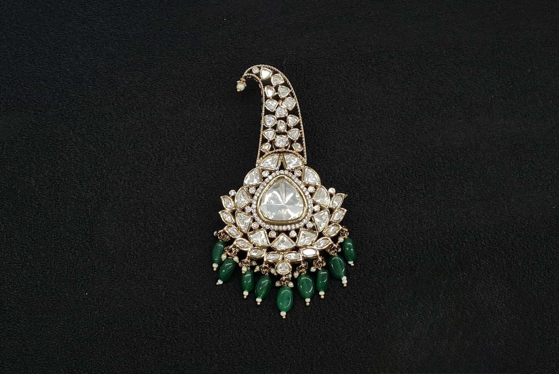 Kundan Kalgi 10579 - KRISHNA'S SWETA JEWELLERY