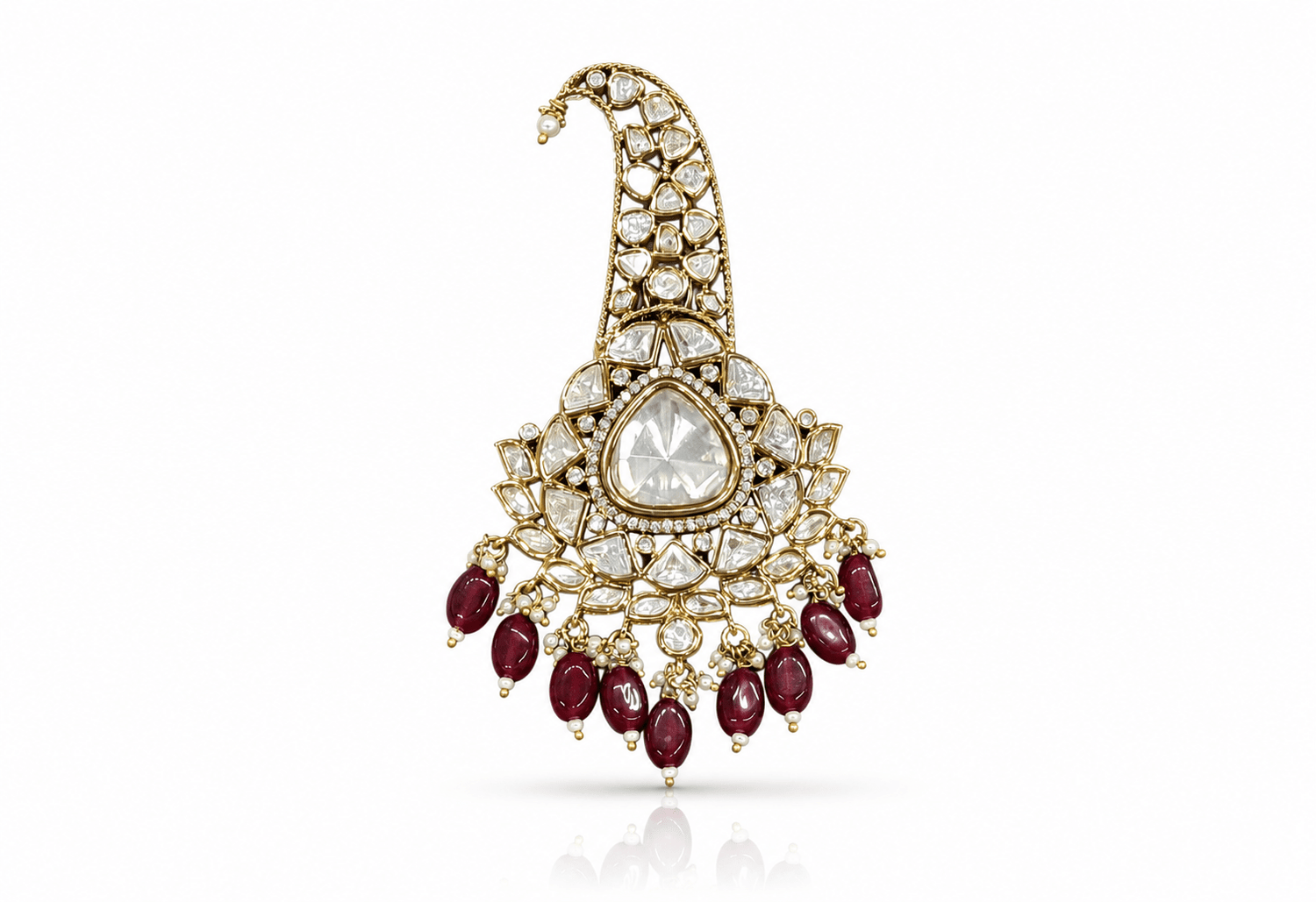 Kundan Kalgi 10579 - KRISHNA'S SWETA JEWELLERY