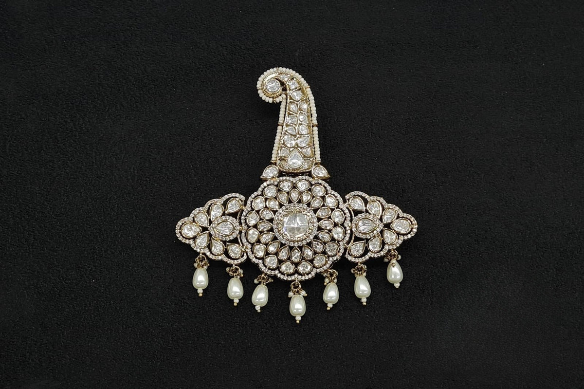 Kundan Kalgi 10580 - KRISHNA'S SWETA JEWELLERY