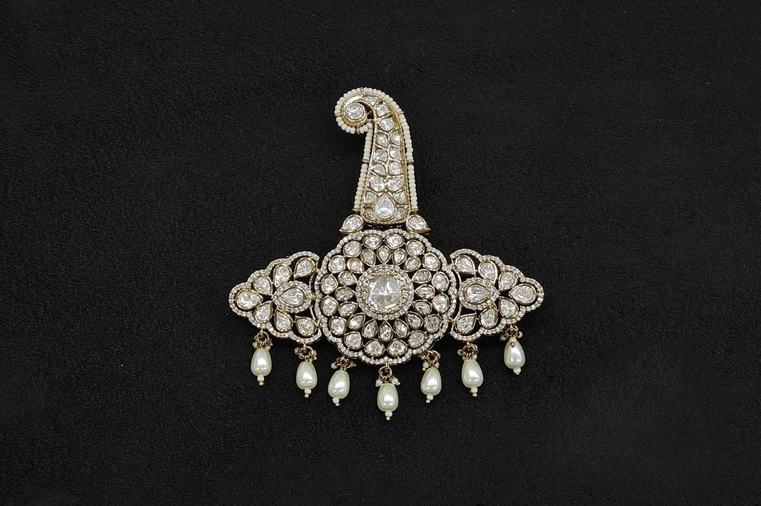 Kundan Kalgi 10580 - KRISHNA'S SWETA JEWELLERY