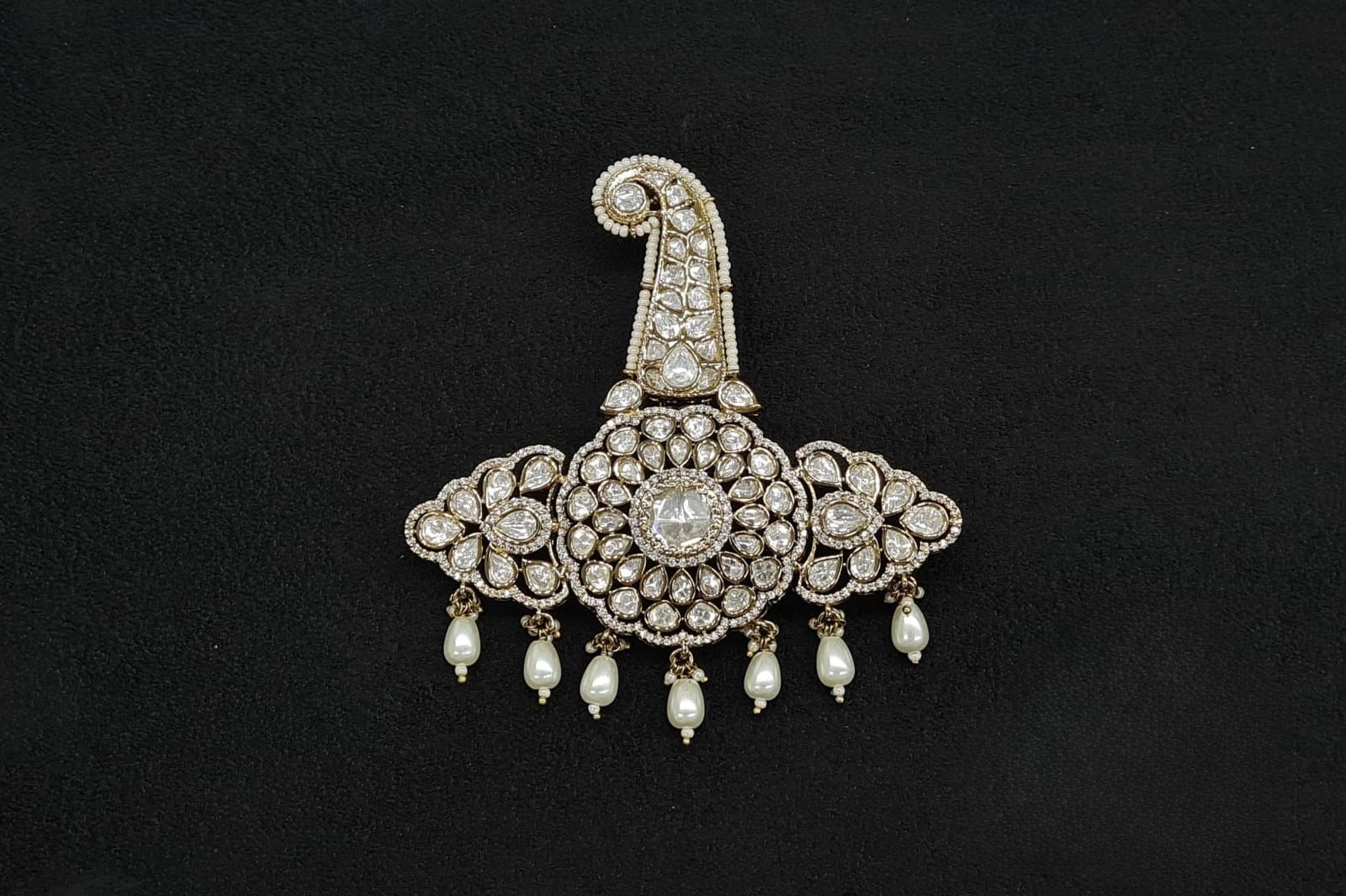 Kundan Kalgi 10580 - KRISHNA'S SWETA JEWELLERY