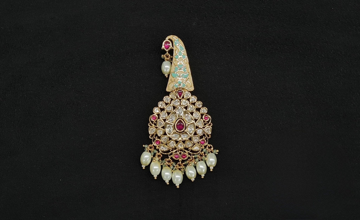 Kundan Kalgi 10581 - KRISHNA'S SWETA JEWELLERY