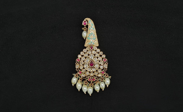 Kundan Kalgi 10581 - KRISHNA'S SWETA JEWELLERY