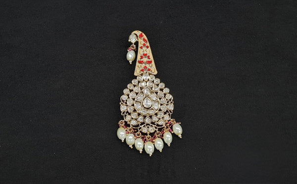 Kundan Kalgi 10581 - KRISHNA'S SWETA JEWELLERY