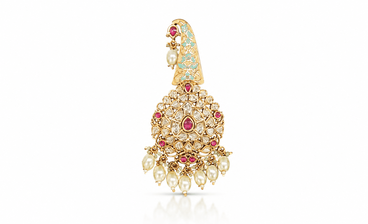 Kundan Kalgi 10581 - KRISHNA'S SWETA JEWELLERY