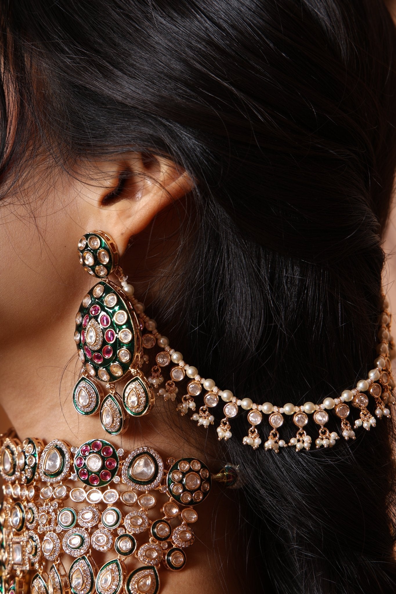Kundan Kanchain 01100 - KRISHNA'S SWETA JEWELLERY