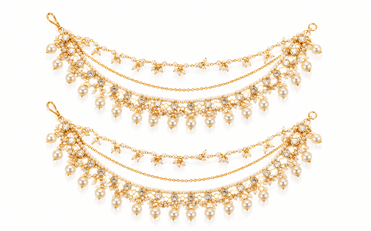 Kundan kanchain 01190 - KRISHNA'S SWETA JEWELLERY