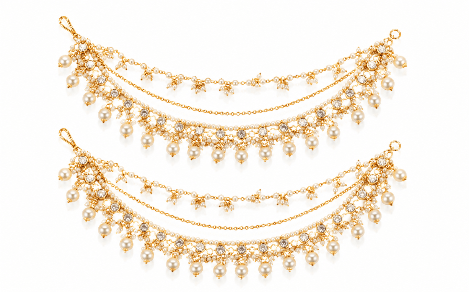 Kundan kanchain 01190 - KRISHNA'S SWETA JEWELLERY
