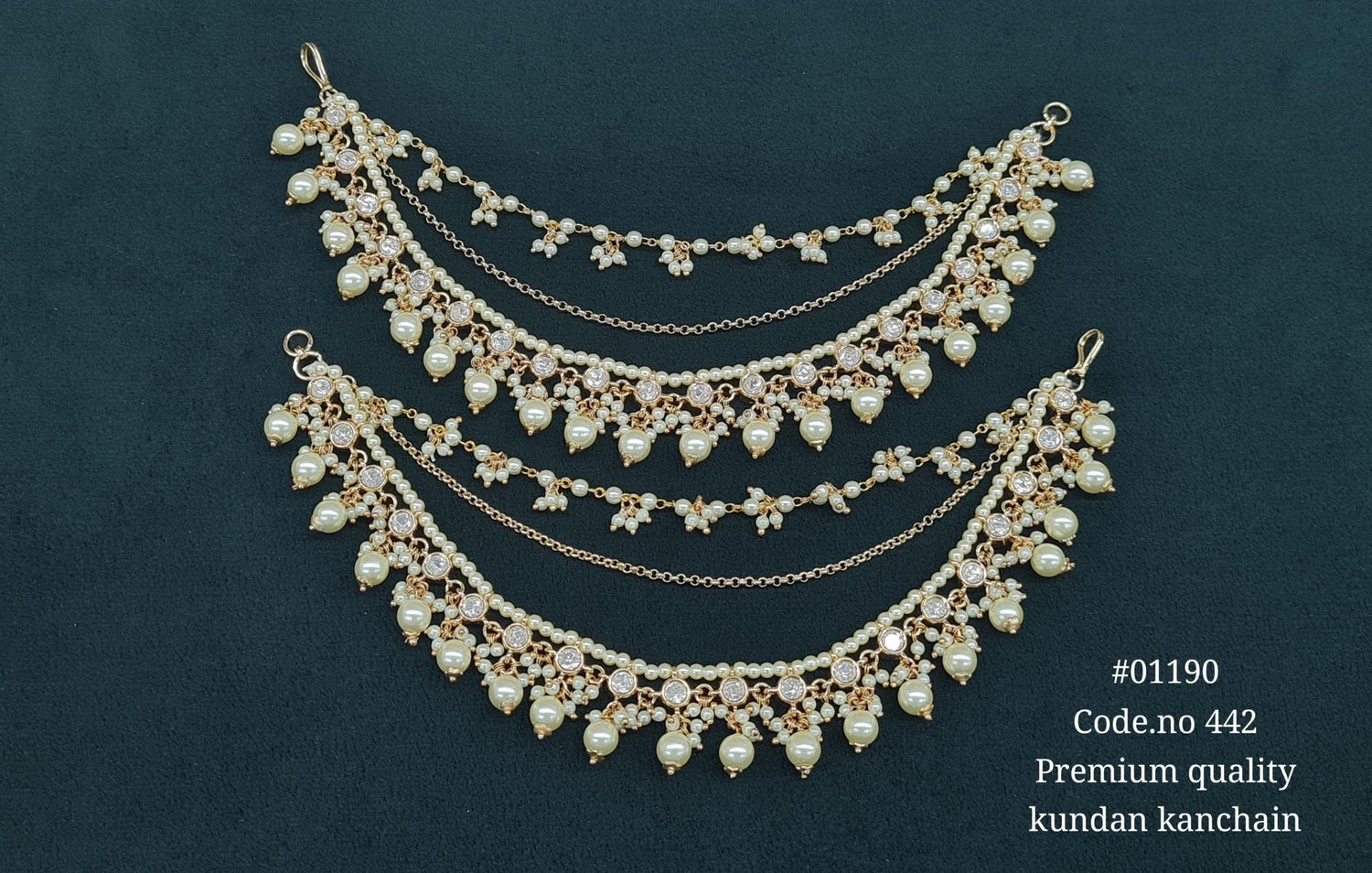 Kundan kanchain 01190 - KRISHNA'S SWETA JEWELLERY