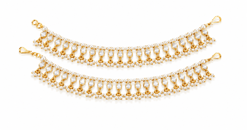Kundan kanchain 01368 - KRISHNA'S SWETA JEWELLERY