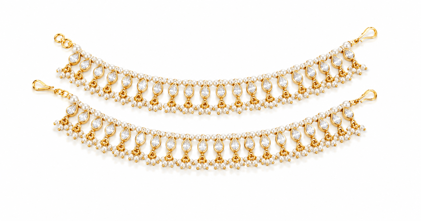 Kundan kanchain 01368 - KRISHNA'S SWETA JEWELLERY