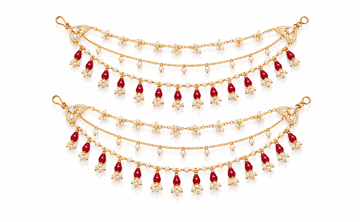 Kundan kanchain 01369 - KRISHNA'S SWETA JEWELLERY