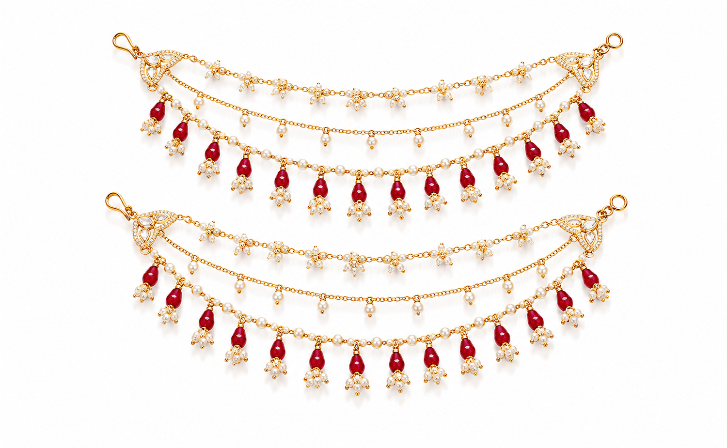 Kundan kanchain 01369 - KRISHNA'S SWETA JEWELLERY