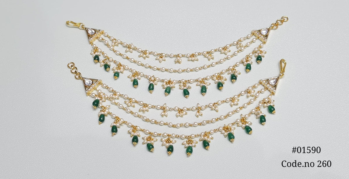 Kundan Kanchain 01590 - KRISHNA'S SWETA JEWELLERY