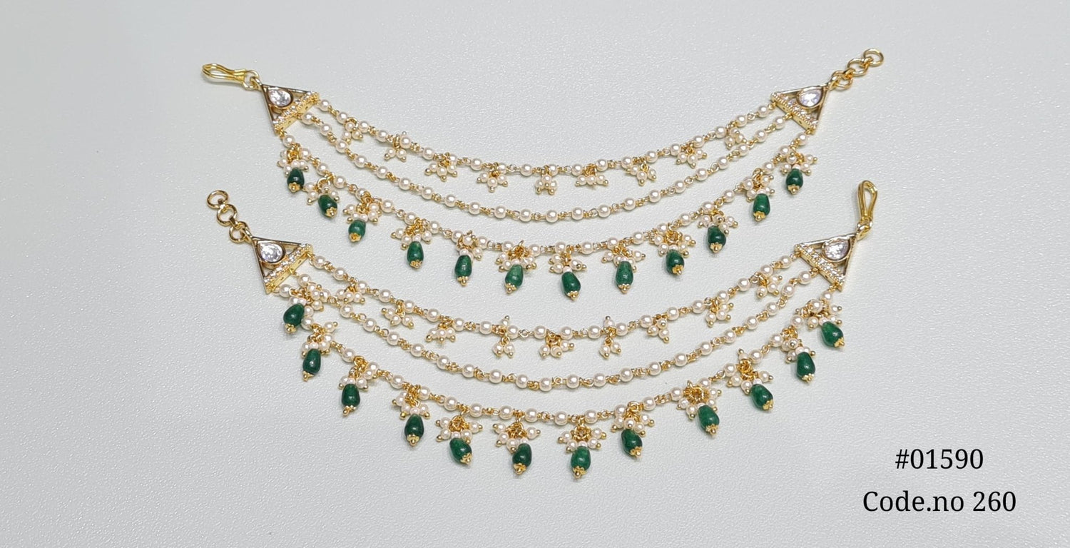 Kundan Kanchain 01590 - KRISHNA'S SWETA JEWELLERY