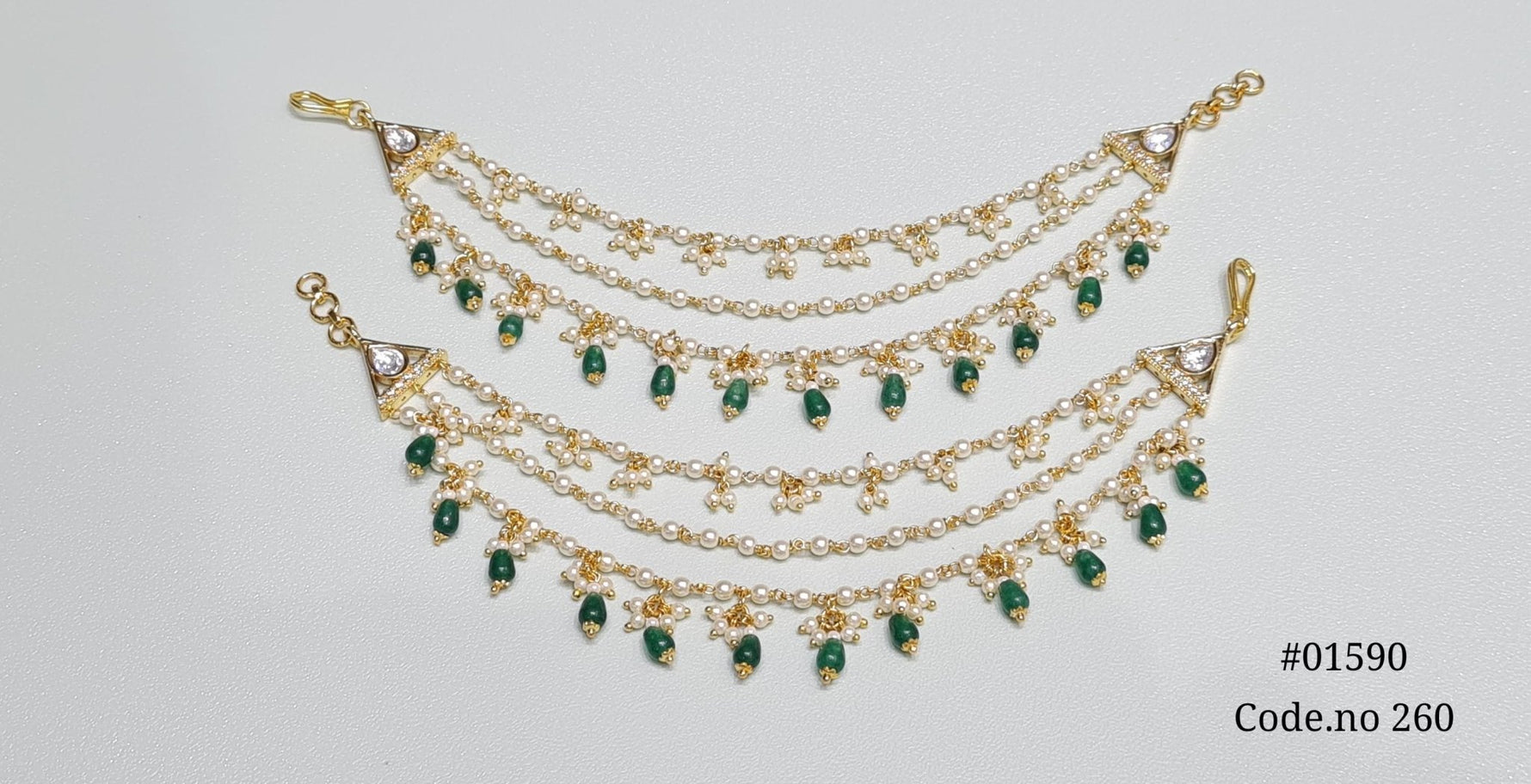 Kundan Kanchain 01590 - KRISHNA'S SWETA JEWELLERY