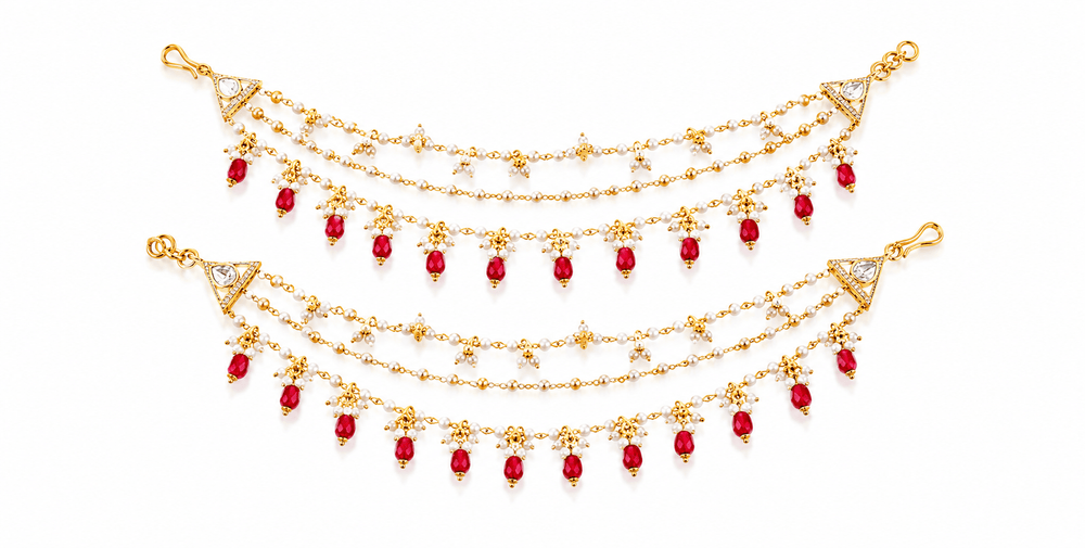Kundan Kanchain 01590 - KRISHNA'S SWETA JEWELLERY