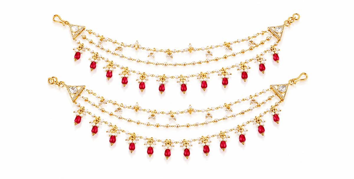 Kundan Kanchain 01590 - KRISHNA'S SWETA JEWELLERY