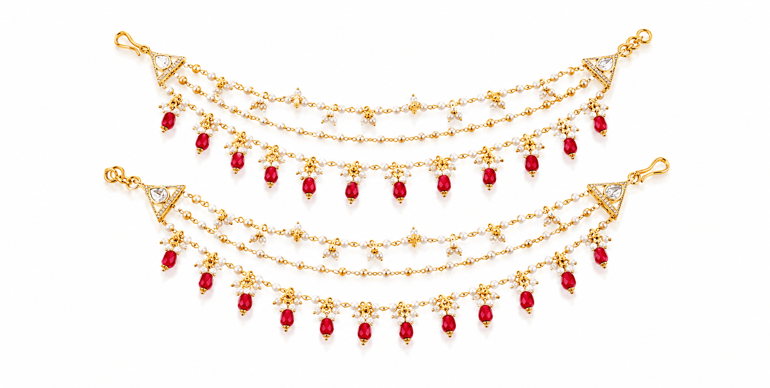 Kundan Kanchain 01590 - KRISHNA'S SWETA JEWELLERY